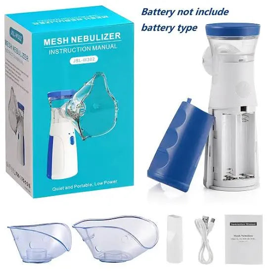 JSL-W302Plus Mesh Nebulizer – Portable & Handheld for Efficient Respiratory Relief